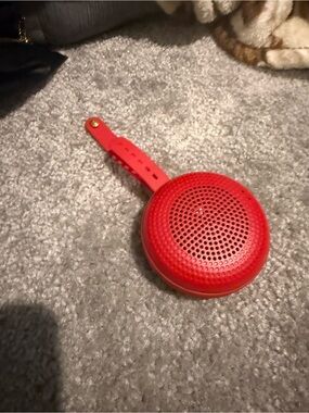 Portable Red Bluetooth Speaker with Strap